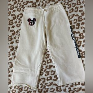Disney cropped sweatpants. Size Small